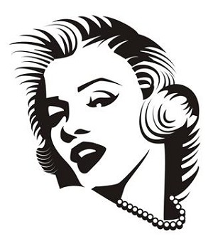 Marilyn Monroe v3 Decal Sticker 