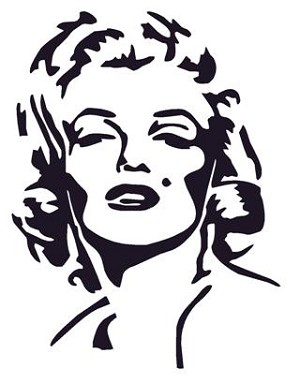 Marilyn Monroe Decal Sticker 