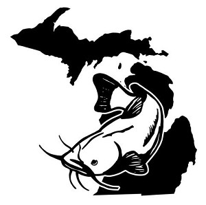 Michigan Catfish Decal Sticker 