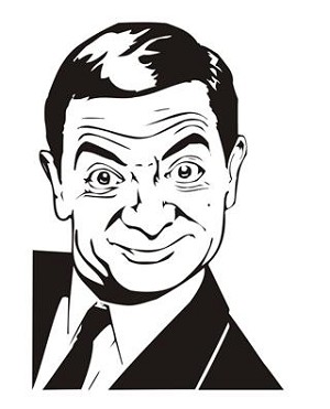 Mr Bean Decal Sticker 
