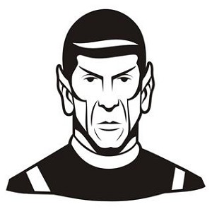 Mr Spock Decal Sticker 