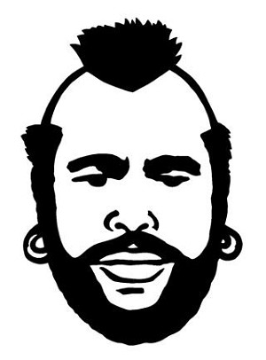 Mr T Decal Sticker 