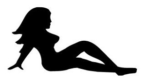 Mud Flap Girl v3 Decal Sticker 
