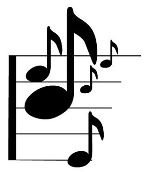 Music Notes v2 Decal Sticker 