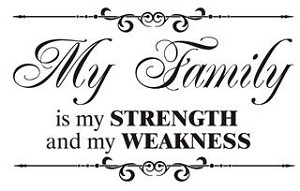 My Family is my Strength Decal 