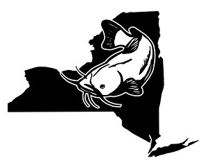 New York Catfish Decal Sticker 