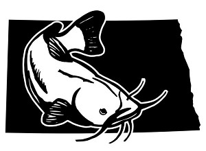 North Dakota Catfish Decal Sticker 