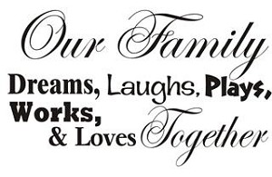 Our Family - Together Decal 