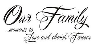 Our Family Moments to Love Decal 