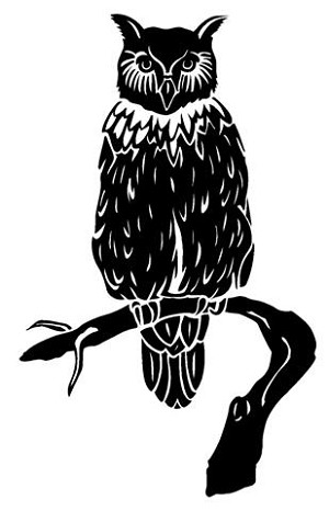 Owl v2 Decal Sticker 