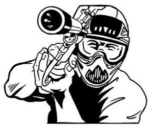 Paintball v1 Decal Sticker 