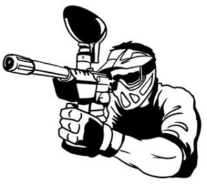 Paintball v2 Decal Sticker 