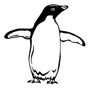 Penguin v1 Decal Sticker 