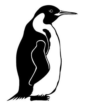 Penguin v2 Decal Sticker 