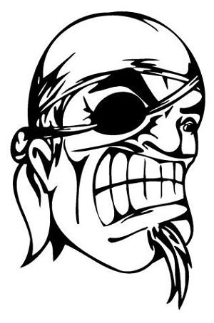 Pirate v11 Decal Sticker 