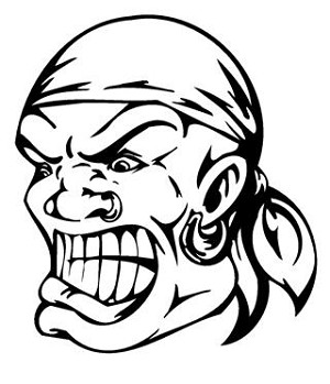 Pirate v12 Decal Sticker 