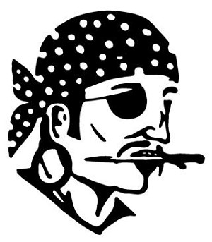 Pirate v3 Decal Sticker 