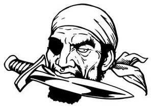 Pirate v7 Decal Sticker 