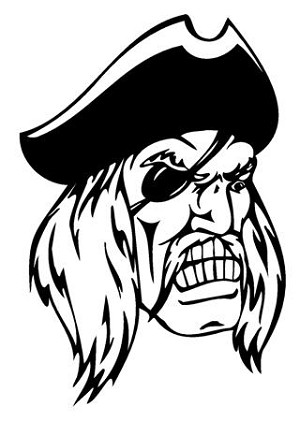 Pirate v9 Decal Sticker 