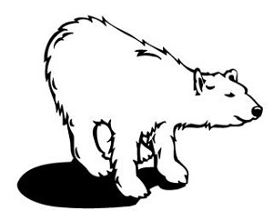 Polar Bear Decal Sticker 