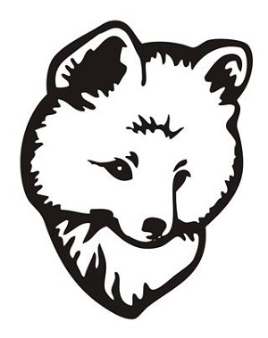 Pomeranian Head Decal Sticker 