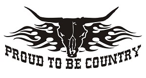 Proud to Be Country v2 Decal Sticker 