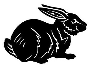 Rabbit Decal Sticker 