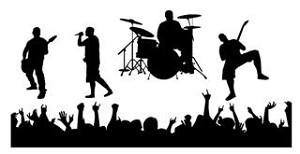 Rock Band Decal Sticker 