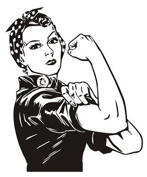 Rosie the Riveter v1 Decal Sticker 