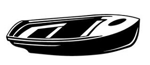 Rowboat Decal Sticker 