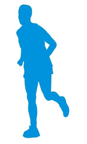 Runner Silhouette v3 Decal Sticker 