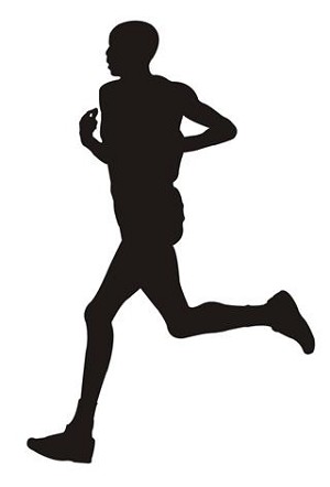 Runner Silhouette v4 Decal Sticker 