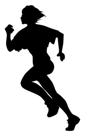 Runner Silhouette v5 Decal Sticker 