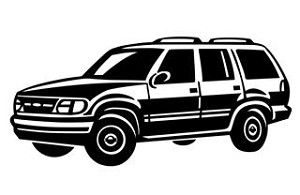 SUV Decal Sticker 
