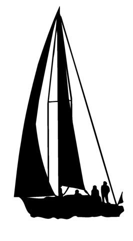 Sailboat v1 Decal Sticker 