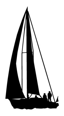 Sailboat v3 Decal Sticker 