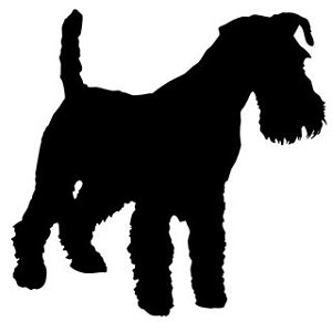 Schnauzer Silhouette Decal Sticker 