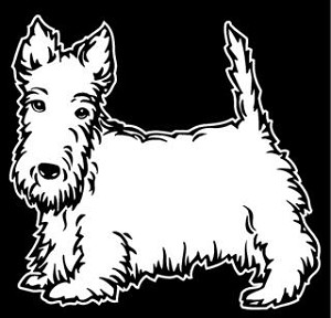 Scottish Terrier Decal Sticker 