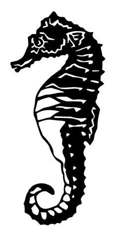 Seahorse Decal Sticker 
