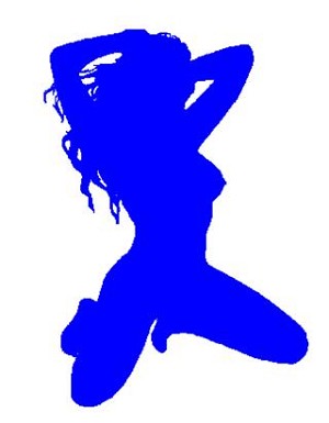 Sexy Girl Silhouette v20 Decal Sticker 