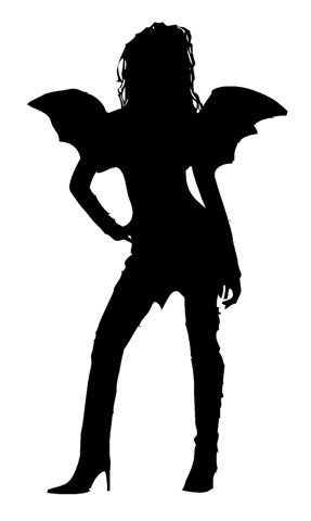 Sexy Girl Silhouette v27 Decal Sticker 