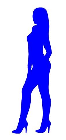 Sexy Girl Silhouette v29 Decal Sticker 