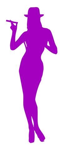 Sexy Girl Silhouette v31 Decal Sticker 
