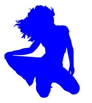Sexy Girl Silhouette v35 Decal Sticker 
