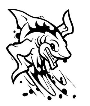 Shark v11 Decal Sticker 