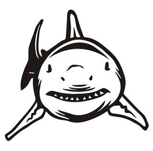 Shark v14 Decal Sticker 