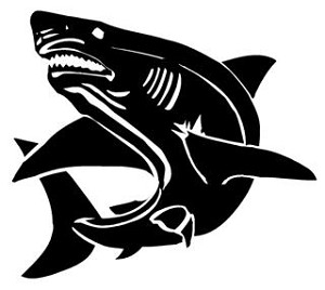 Shark v2 Decal Sticker 