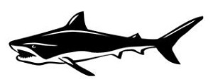 Shark v4 Decal Sticker 