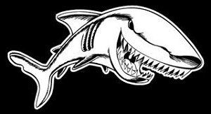 Shark v6 Decal Sticker 