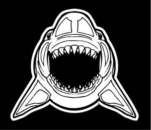 Shark v8 Decal Sticker 